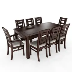LAS ARAUCARIAS - Juego de Comedor Barcelona 8 Sillas incluye 2 sitiales