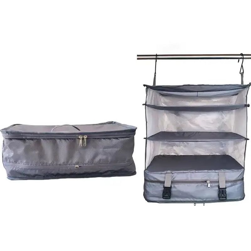 ITERLEVE - Organizador De Equipaje Colgante  Estante Plegable Maleta.