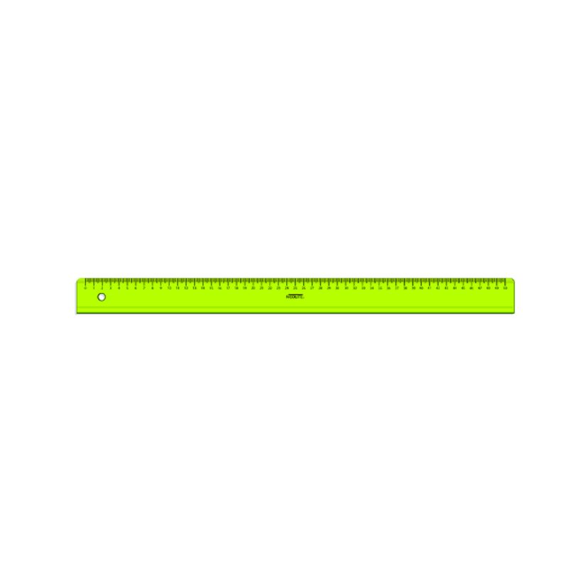 NEOLITE - Regla Biselada Transparente Green 50Cm 004 Neolite