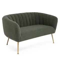 THE POPULAR DESIGN - SOFA 2 CUERPOS ROCCO VERDE