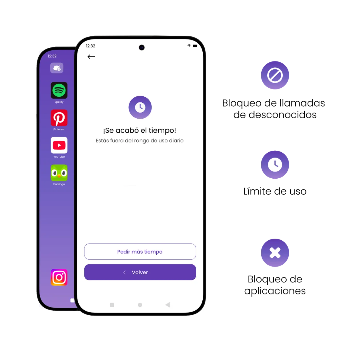 SOYMOMO - Telefono Celular para Adolescentes Control parental Momophone Verde Soymomo