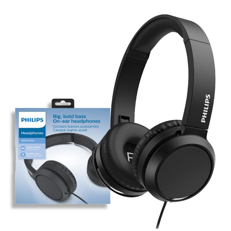 PHILIPS - Audifonos Philips Con Manos Libres Tah4105 Series 4000 - Negro