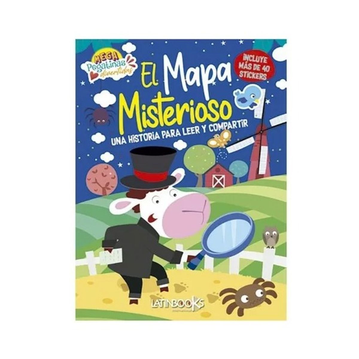 TOP10BOOKS - LIBRO Megapegatinas - El Mapa Misterioso - Megapegatinas - El Mapa Misterioso