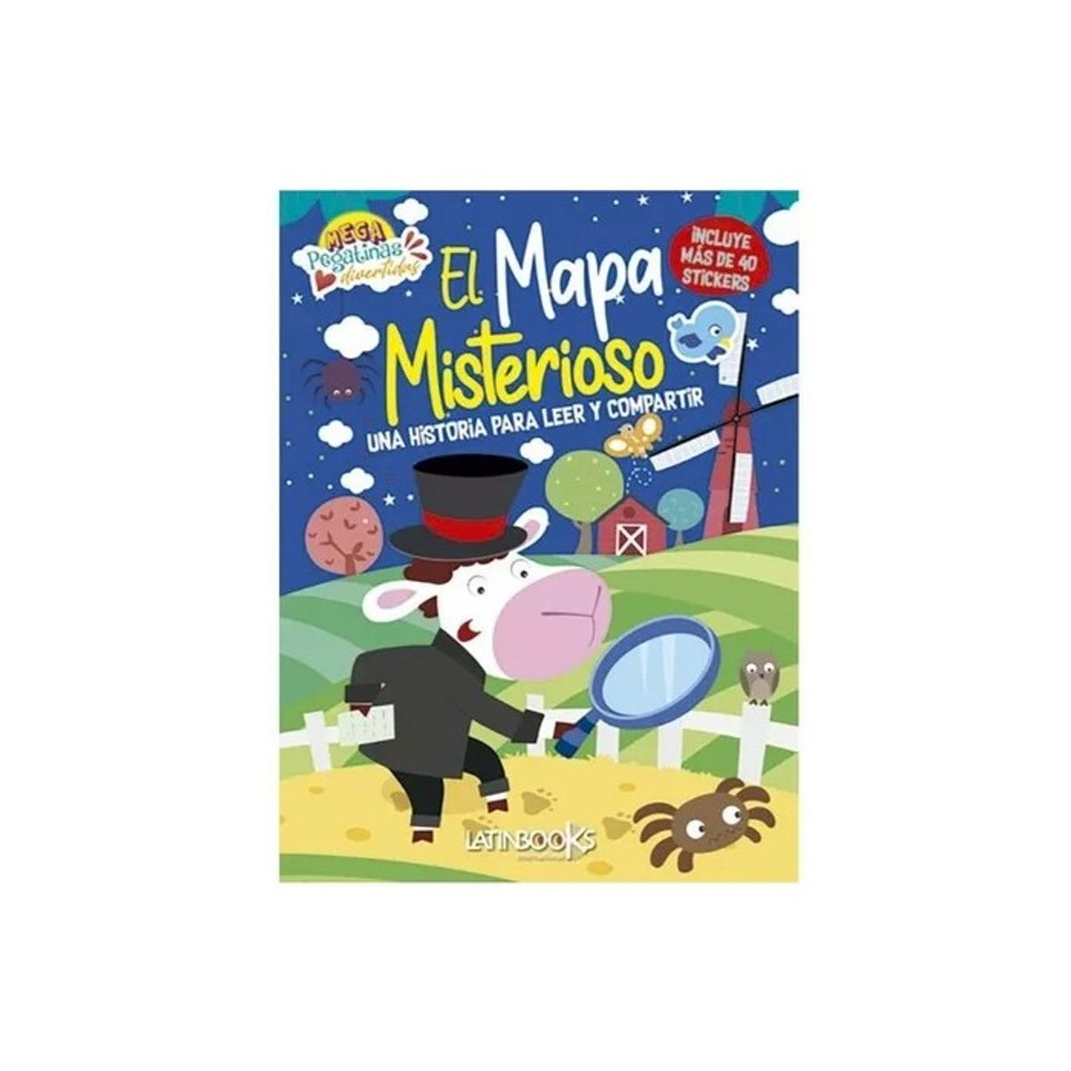 TOP10BOOKS - LIBRO Megapegatinas - El Mapa Misterioso - Megapegatinas - El Mapa Misterioso