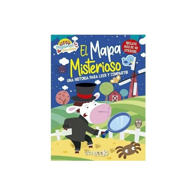 TOP10BOOKS - LIBRO MEGAPEGATINAS - EL MAPA MISTERIOSO / EQUIPO EDITORIAL BRIJBASI / LATINBOO