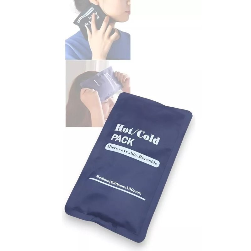 GENERICO - Pack X6 Compresa Gel Frio Calor Gelpack Reutilizable Terapia.-