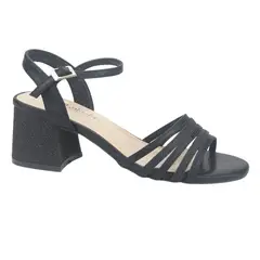 CHALADA - Sandalia Mujer Negro Casual Fira-1