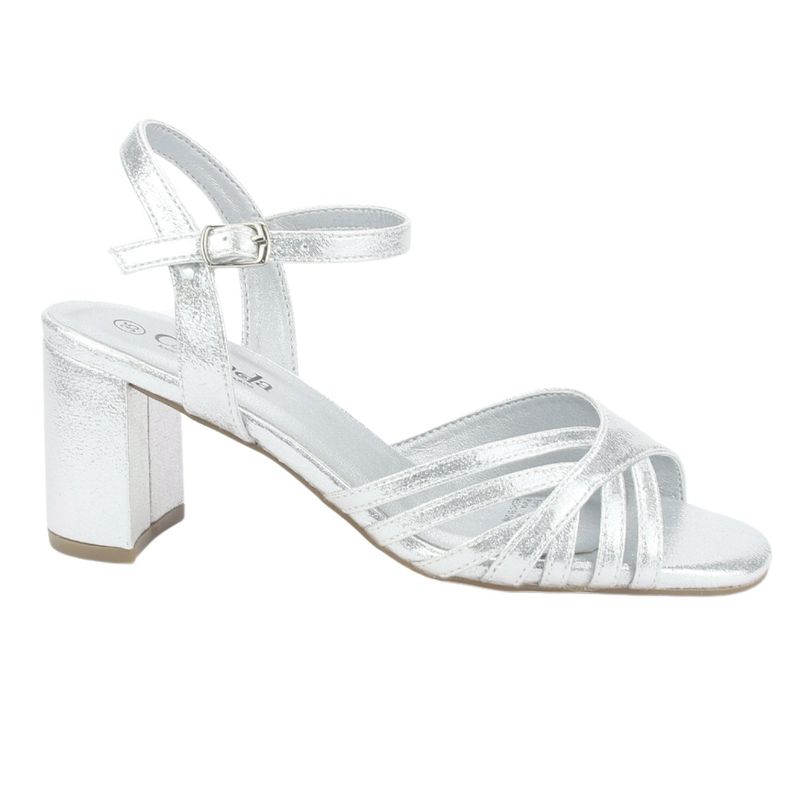 CHALADA - Sandalia Mujer Plateado Casual Chalada Foly-2