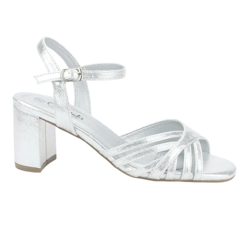 CHALADA - Sandalia Mujer Plateado Casual Chalada Foly-2