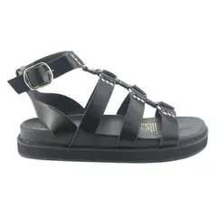 CHALADA - Sandalia Mujer Negro Casual Viva-10