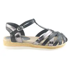 CHALADA - Sandalia Mujer Negro Casual Cince-10