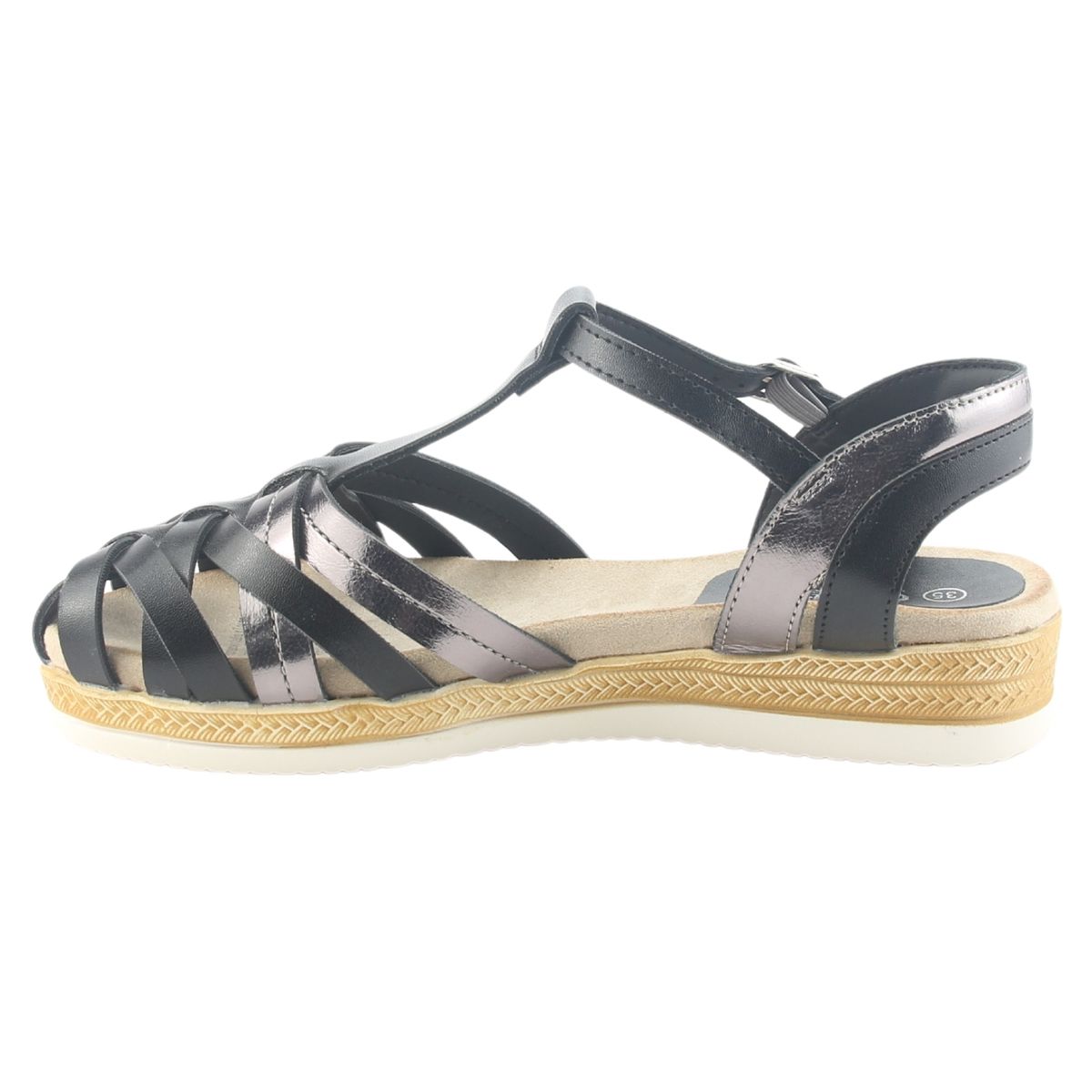 CHALADA - Sandalia Mujer Negro Casual Chalada Cince-10