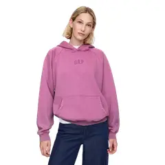 GAP - Polerón Vintage Sin Cierre Morado