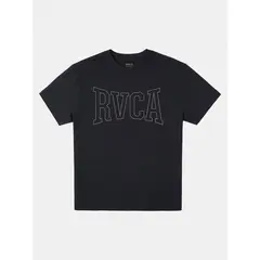 RVCA - Polera Manga Corta Hombre Stitch Negra