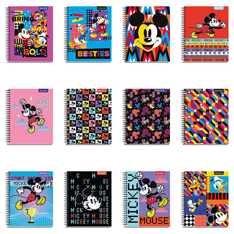 PROARTE - Cuaderno Universitario Mickey Juvenil 100 Hjs 7mm Proarte