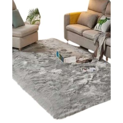 Imagen 2 del producto ALFOMBRA PELUDA 180X200 GRIS