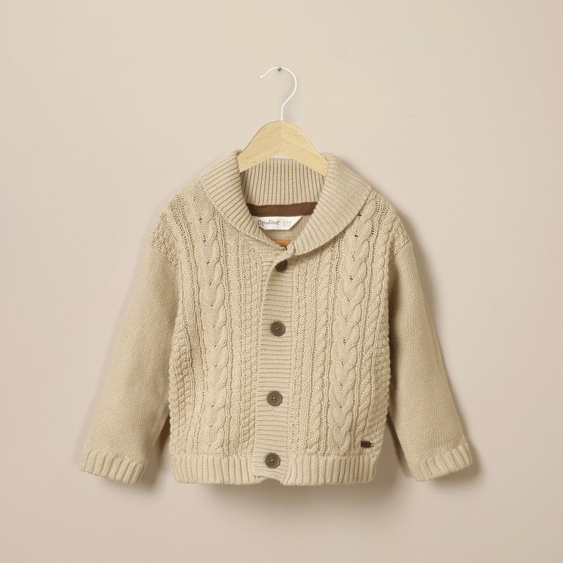 OPALINE - Chalecos Bebé niño Beige 39724 Opaline