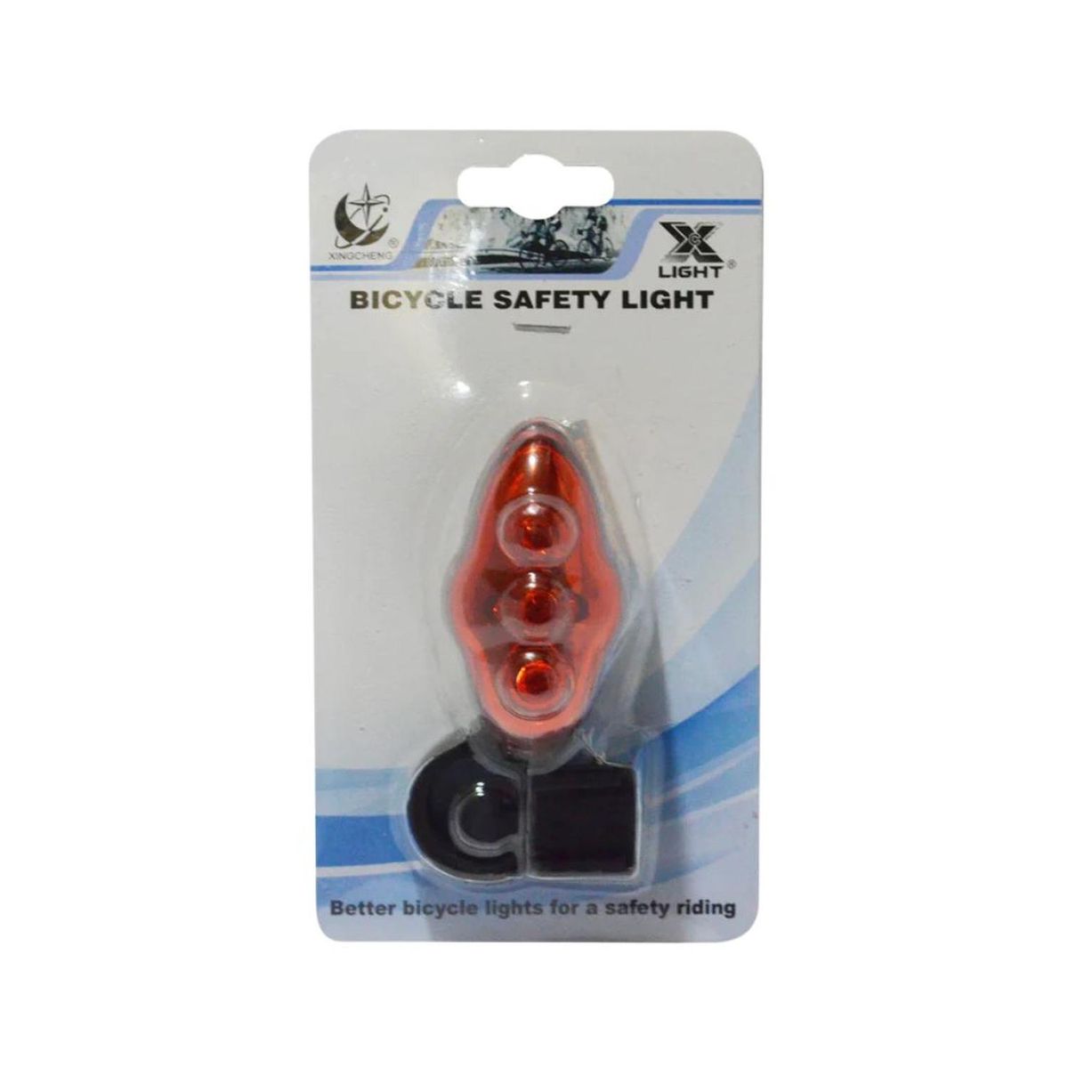 FOUR - Luz LED Roja de Seguridad para Bicicleta con Batería Trasera - 4 Funciones