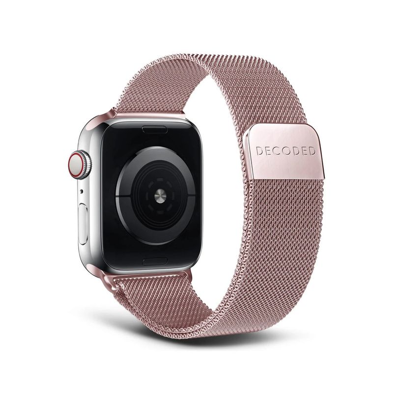 DECODED - Banda para Apple Watch 44/45 mm Milan Magnética Loop Rosada
