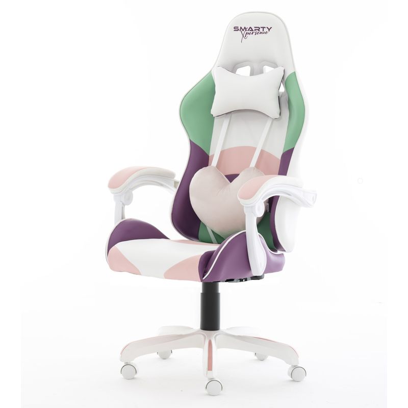 SMARTY - Silla Gamer Smarty Xperience Sweet Ergonómica Y Reclinable