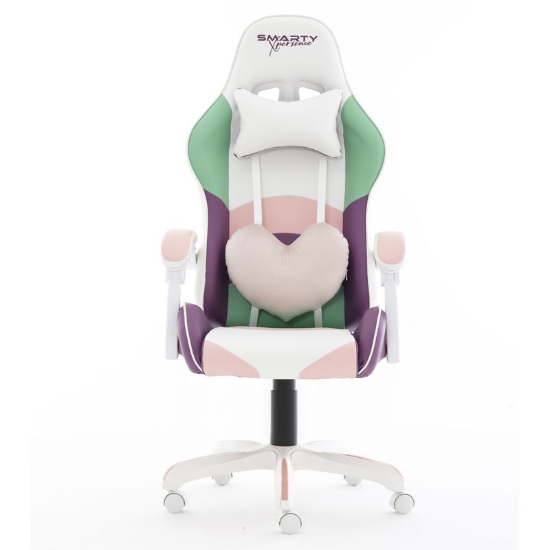 SMARTY - Silla Gamer Smarty Xperience Sweet Ergonómica Y Reclinable