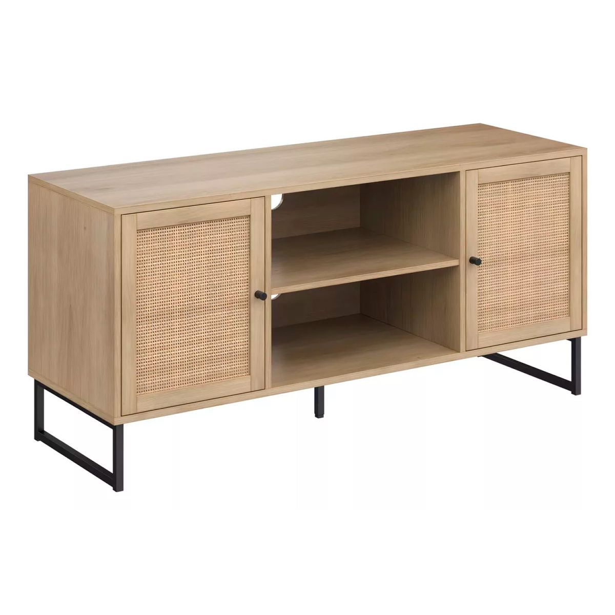 KLIK - Rack de TV o Buffet Rattan Rustico Dos Puertas