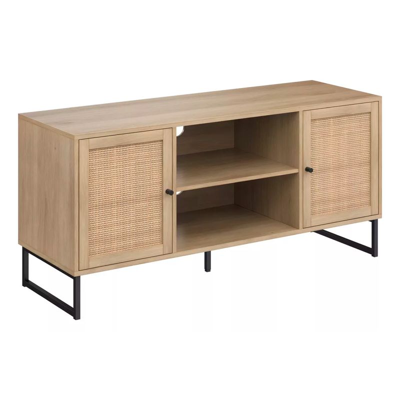 KLIK - Rack de TV o Buffet Rattan Rustico Dos Puertas