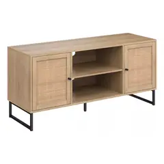 KLIK - Rack de TV o Buffet Rattan Rustico Dos Puertas