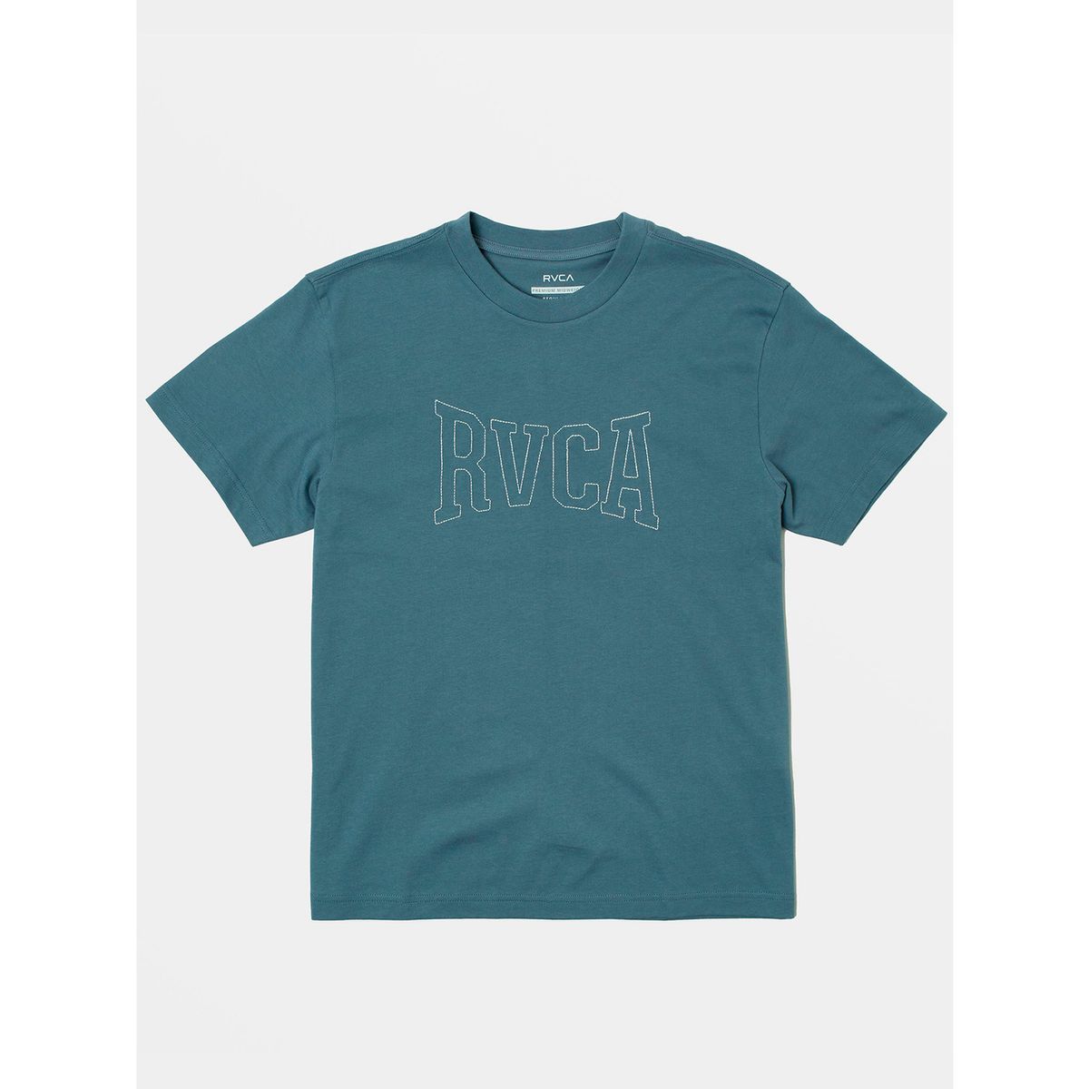 RVCA - Polera Manga Corta Hombre Stitch Azul RVCA