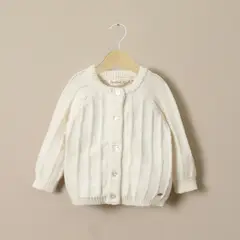 OPALINE - Chalecos Bebé niña Beige 39722 .