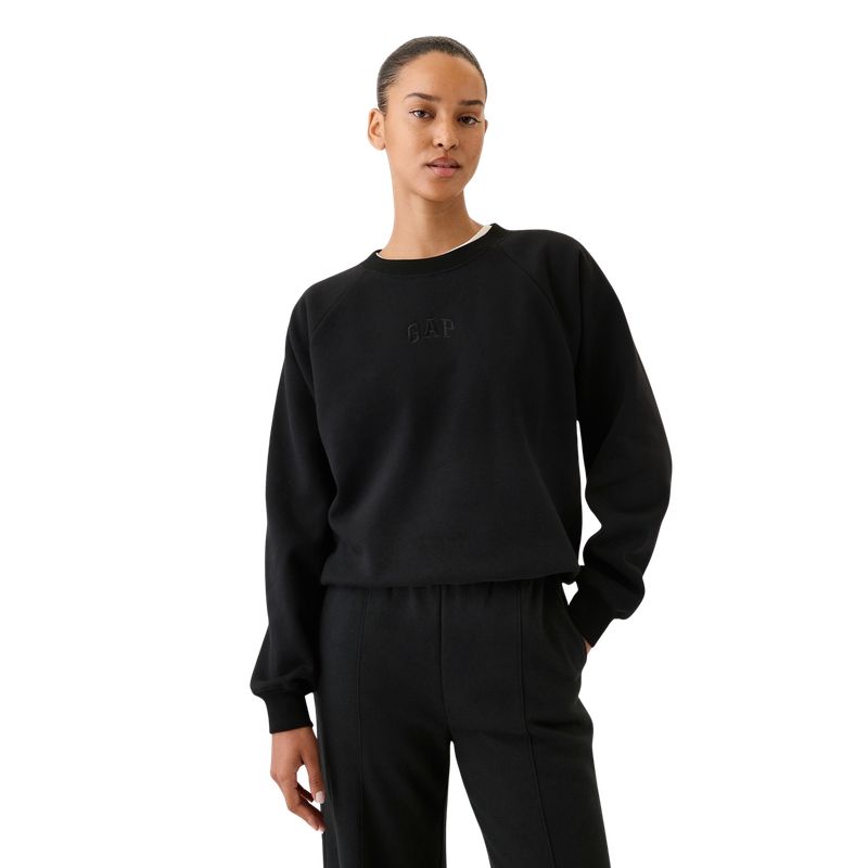 GAP - Polerón Vintage Soft Sin Cierre Negro