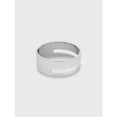 CALVIN KLEIN - Brazalete Sculptural Plateado