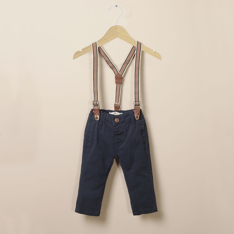 OPALINE - Pantalones Bebé niño Azul 39734 Opaline