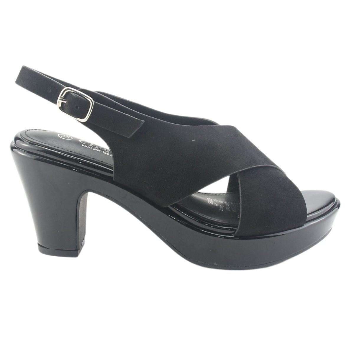 CHALADA - Sandalia Mujer Negro Casual Chalada Notino-10