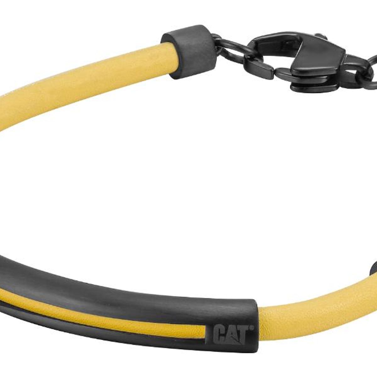 CAT - Pulsera de Hombre Cat J007B10171 Negro-Amarillo - Negro