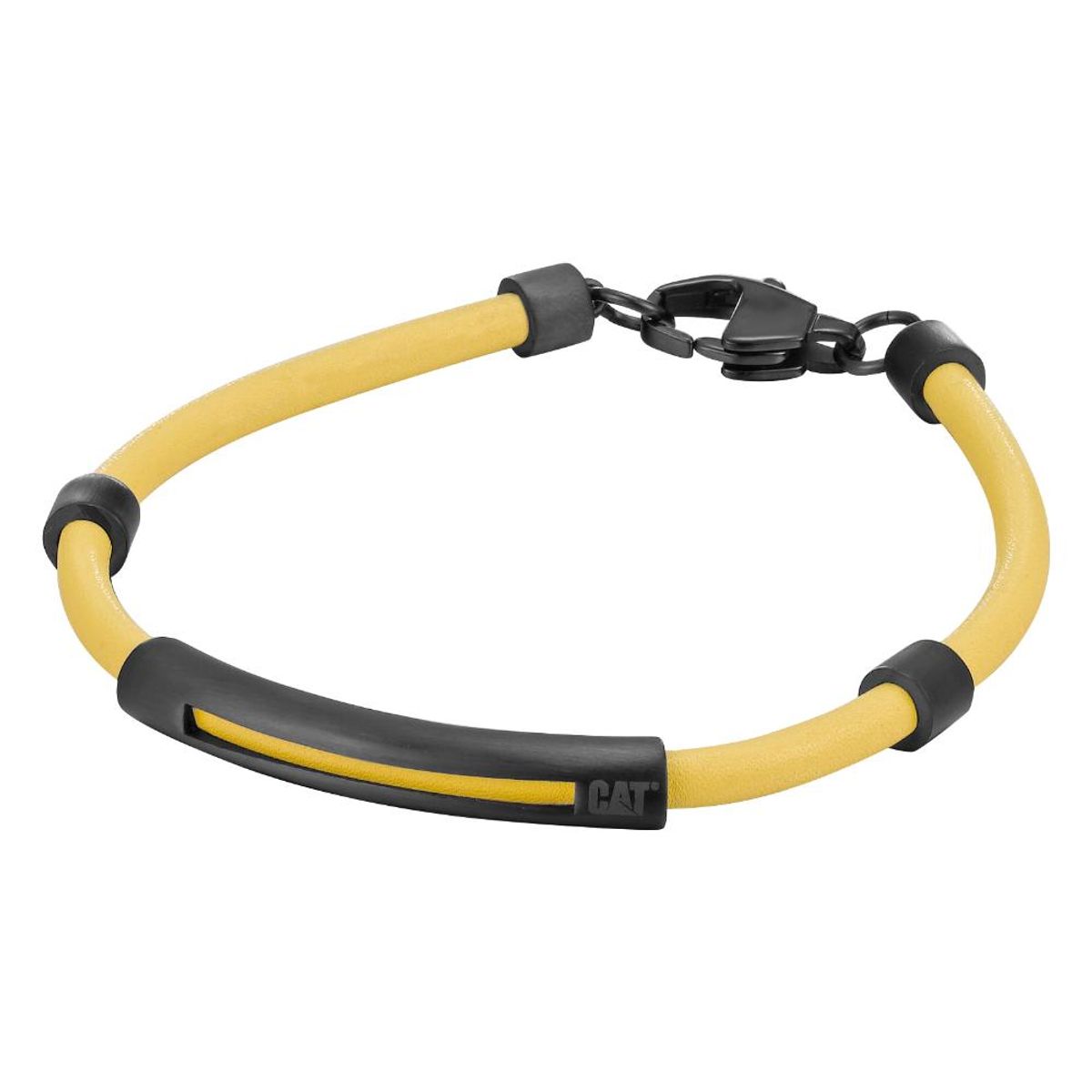 CAT - Pulsera de Hombre Cat J007B10171 Negro-Amarillo - Negro