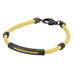 CAT - Pulsera de Hombre J007B10171 Negro-Amarillo - Negro