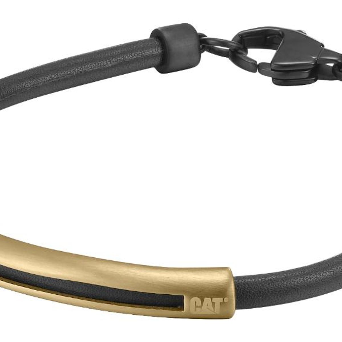 CAT - Pulsera de Hombre Cat J007B70118 Dorado-Negro - Dorado