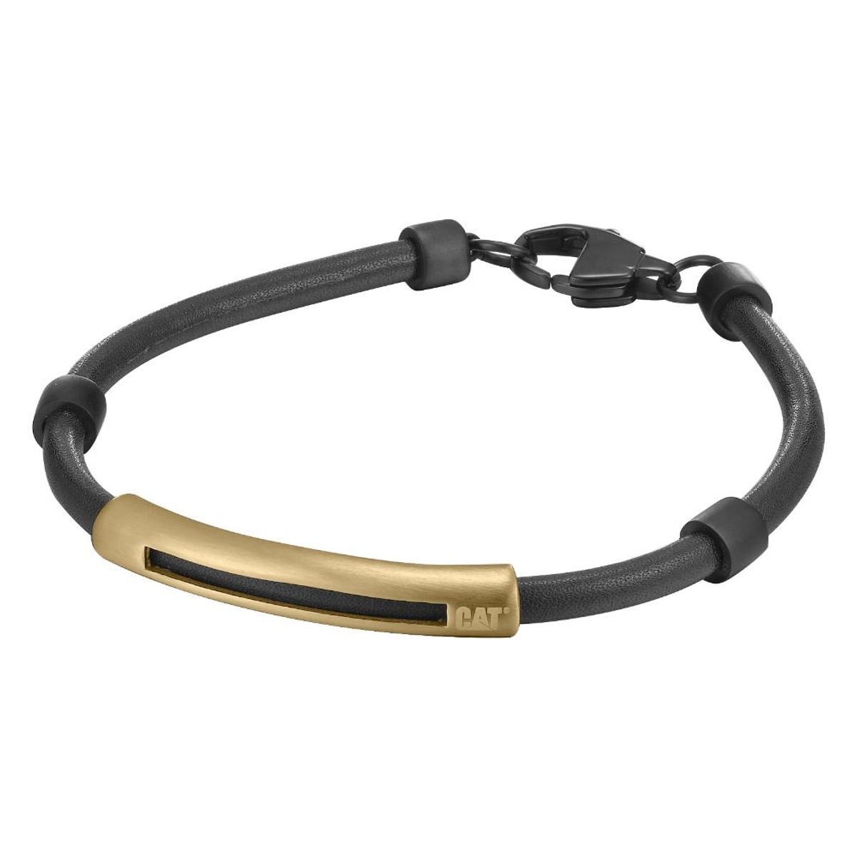 CAT - Pulsera de Hombre Cat J007B70118 Dorado-Negro - Dorado