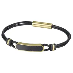 CAT - Pulsera de Hombre J001B10119 Dorado-Negro - Dorado