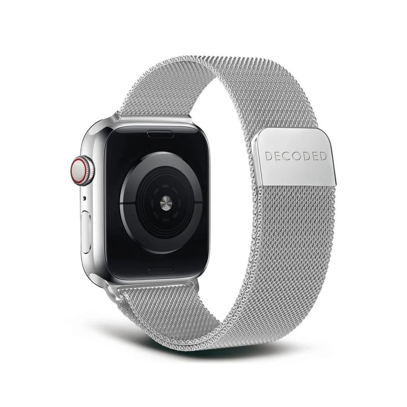 DECODED - Banda para Apple Watch 44/45 mm Milan Magnética Loop titanio