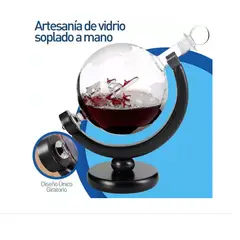 GENERICO - Juego De Decantador De Whisky/vodka/vino Y 2 Vasos Vidrio