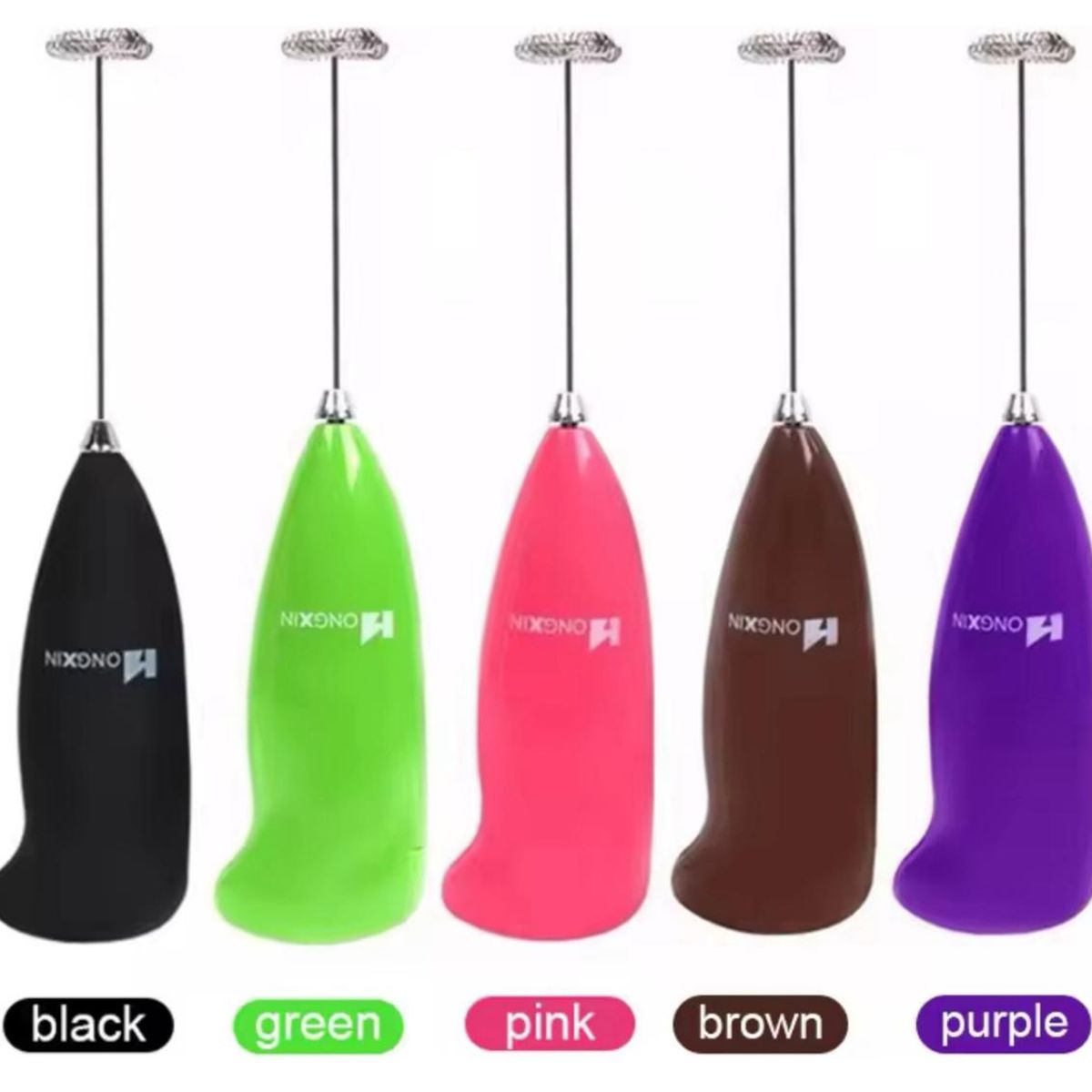 GENERICO - Mini Batidor Revolvedor De Café Y Espuma Leche Batidor Marron