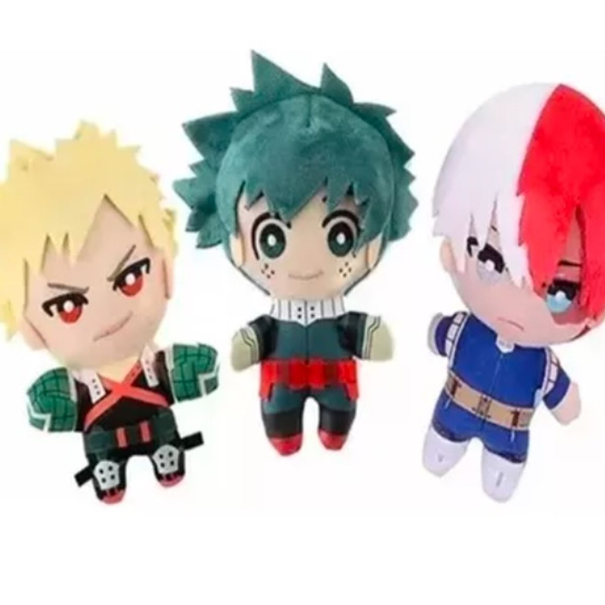 GENERICO - 3 Peluche My Hero Academia (shoto Todoroki Deku Boku)