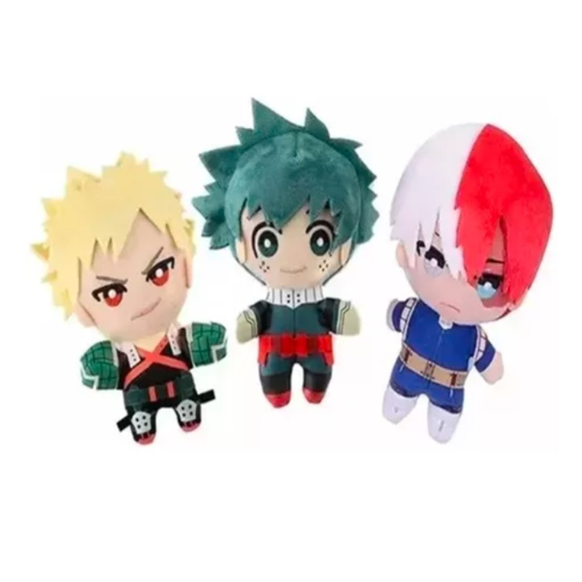 GENERICO - 3 Peluche My Hero Academia (shoto Todoroki Deku Boku)