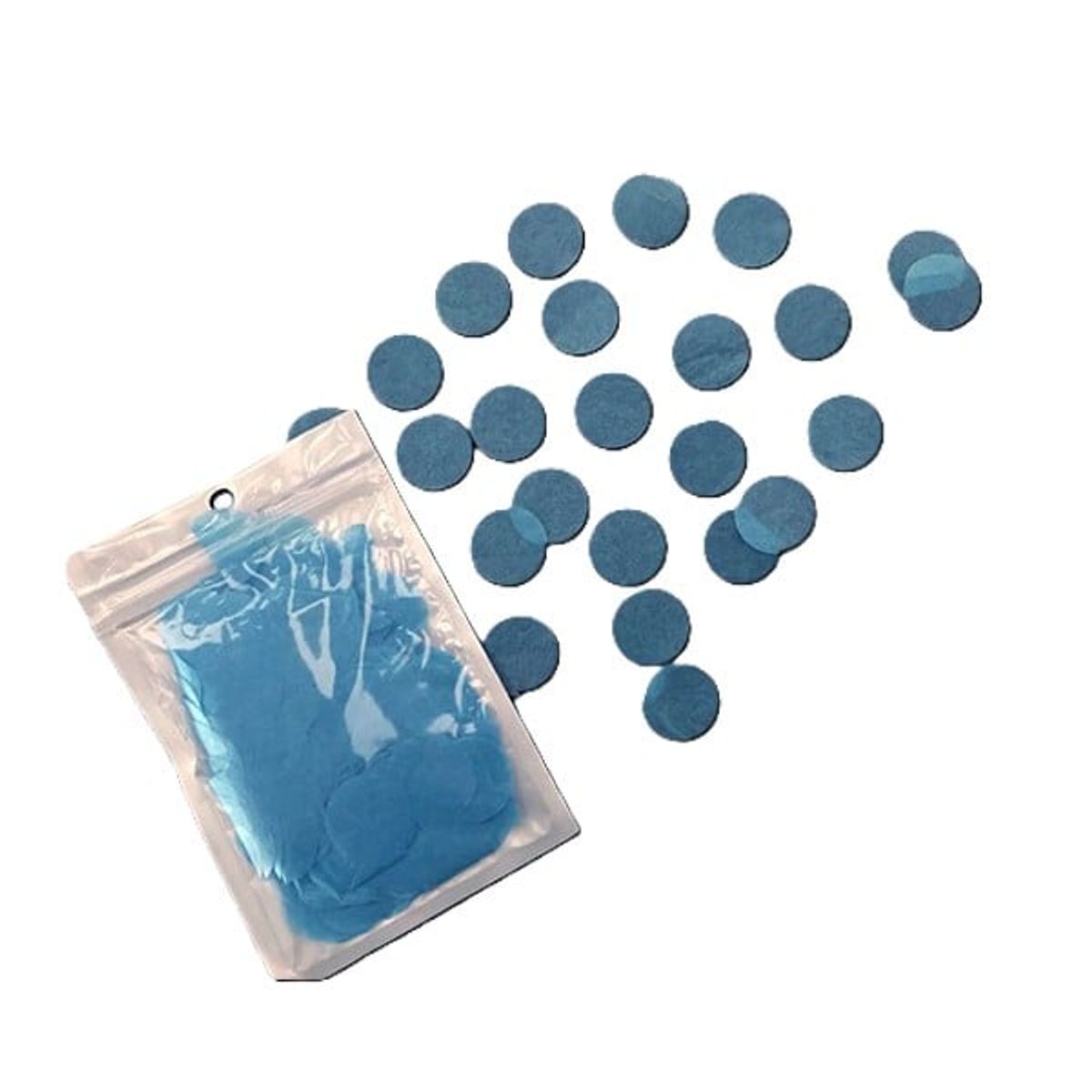 GENERICO - CONFETTI 10 GRS CELESTE X1 UNI