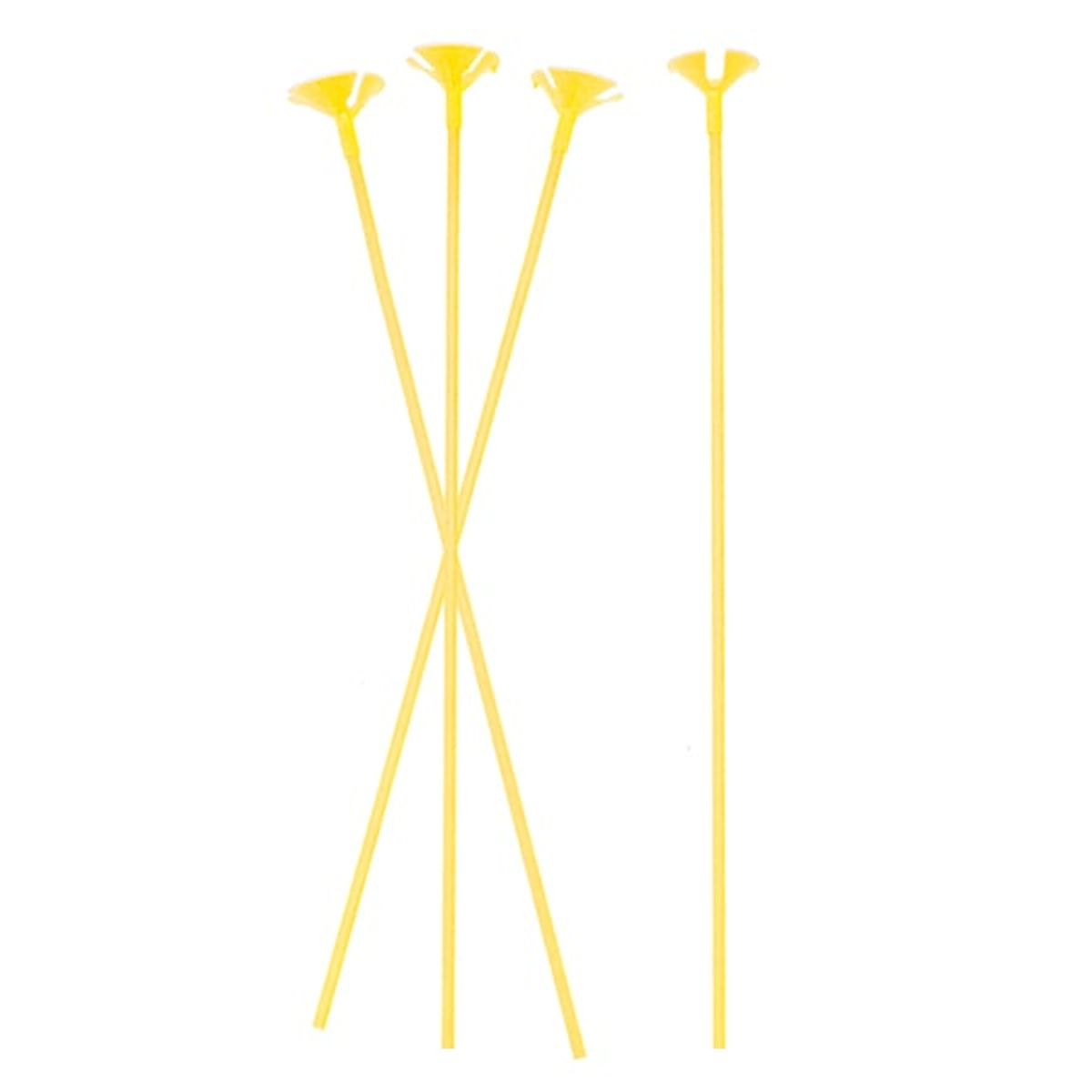 GENERICO - VARILLAS PORTAGLOBO AMARILLAS 40CM X10 PCS X1 UNI