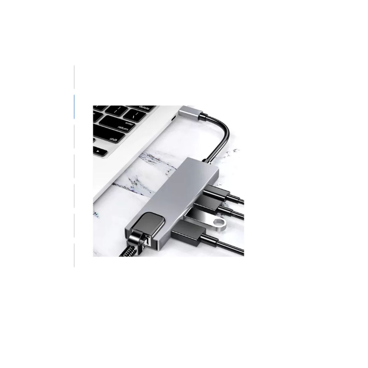 5 en 1 usb C usb 3 hdmi 4k, marca GENERICO - Foto Principal