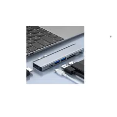 GENERICO - Tarjeta SD Type-C Hub 7 en 1