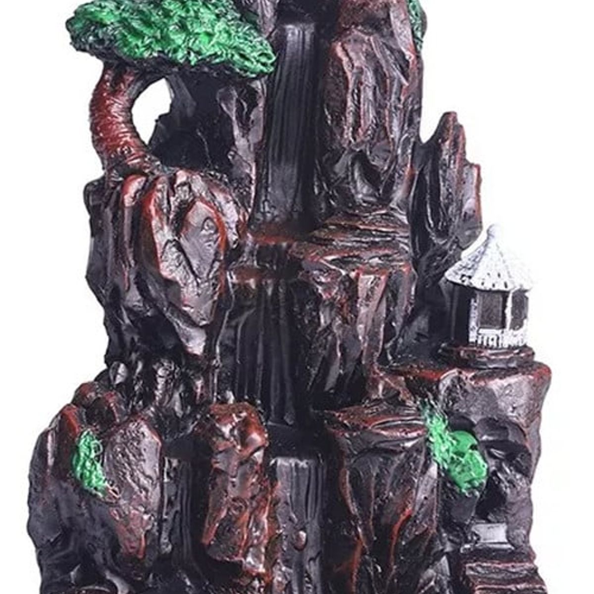 KUANGYE - Quemador De Incienso Montaña + 40 Inciensos Invertidos